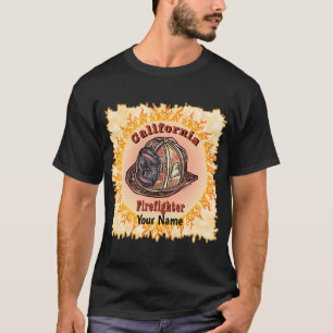 T-shirt Chemise California Firefighter