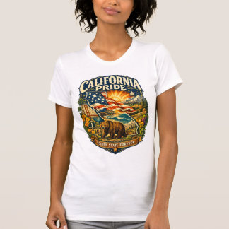 T-shirt Chemise Californie Fierté Golden State Forever