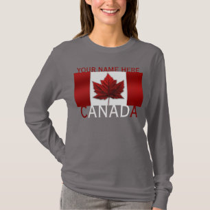 T-shirt Chemise Canada pour femmes Chemise sur mesure Cana