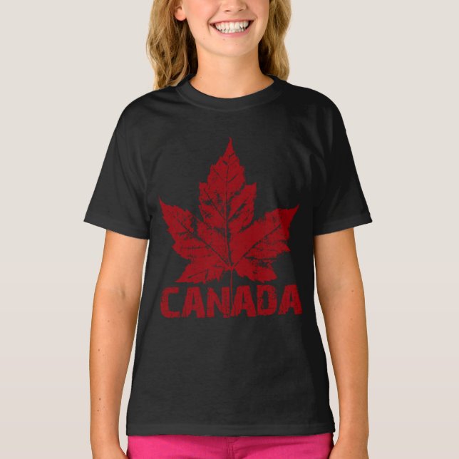 T-shirt Chemise Canada Shirt Kid's Organic Canada Souvenir (Devant)