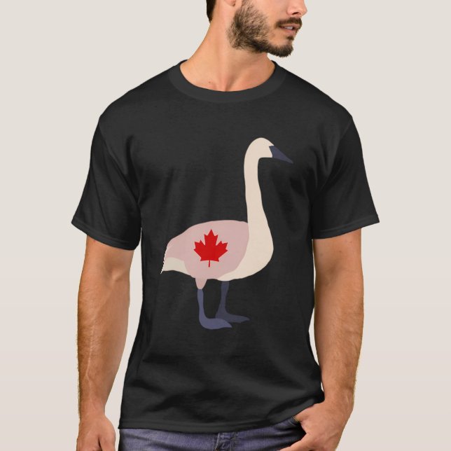 T-shirt Chemise canadienne d'oie pour la fête du Canada 20 (Devant)