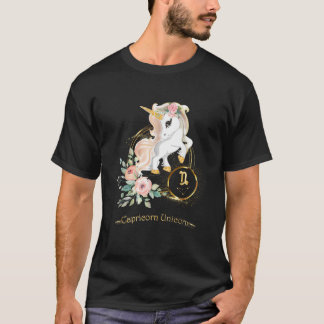 T-shirt Chemise Capricorne Signe Licorne Zodiaque Astrolog
