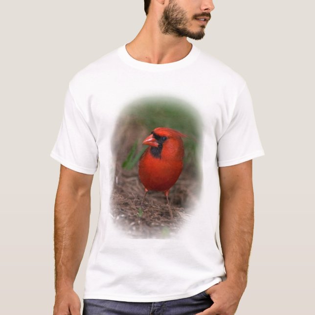 T-shirt Chemise cardinale du nord (Devant)