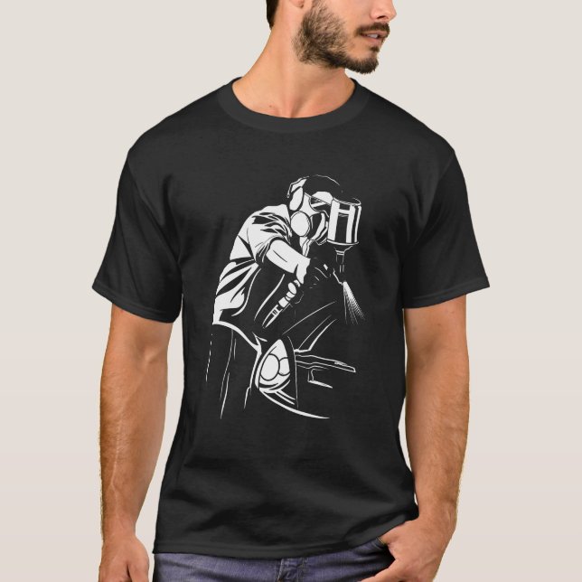 T-shirt Chemise Carpeintre Design (Devant)