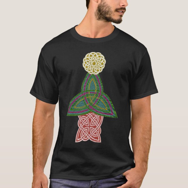 T-shirt Chemise celtique de Noël (Devant)