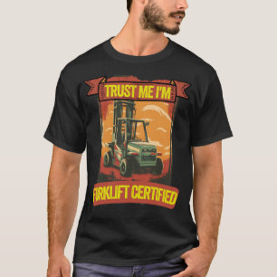 T-shirt chemise certifiée chariot élévateur