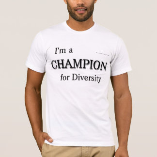 T-shirt Chemise Champion de la diversité