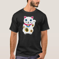 Chemise chanceuse mignonne superbe noire de chat