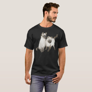 T-shirt Chemise Chat Siamese - Cadeau Pour Amoureux de les