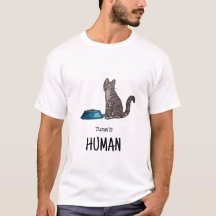 Chemise chat tigré gris foncé
