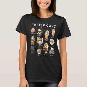 T-shirt Chemise Chats Café Drôle