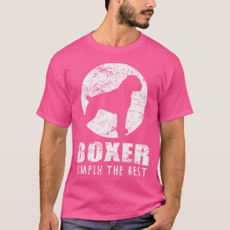 T-shirt Chemise Chien Boxer - Boxer Vintage Simplement Le 