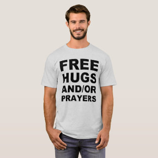 T-shirt Chemise chrétienne de câlins et de prières gratuit
