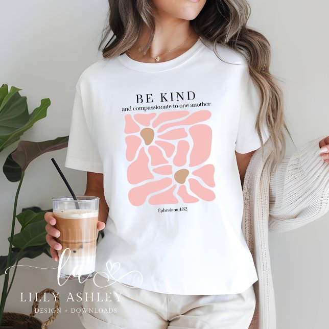 T-shirt Chemise Chrétienne Florale Rose pour elle (Créateur téléchargé)