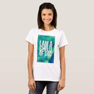 T-shirt Chemise chrétienne : Je suis un enfant de Dieu