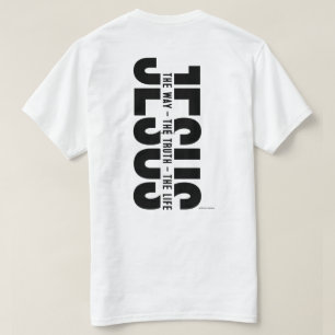 T-shirt Chemise Chrétienne - Jésus Tout Le Chemin