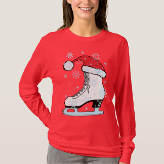 T-shirt Chemise Christmas Ice Skate
