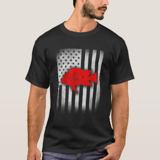 T-shirt chemise cichlid US Drapeau