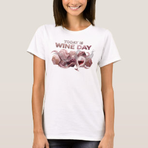 T-shirt Chemise citation Dynamic Pink AUJOURD'HUI EST LE J