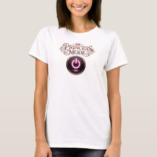 T-shirt Chemise citation MODE PRINCESSE Rouge Classique