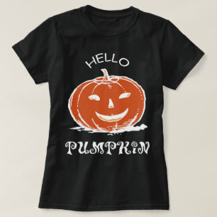 T-shirt Chemise Citrouille Automne, Chemise Automne, Saiso