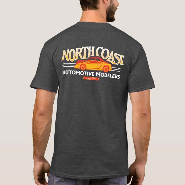 T-shirt Chemise classique NCAM - Imprimée avant et arrière (Dos)