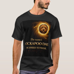 T-shirt Chemise Cockapoo Papa | Cadeau drôle de promenade 