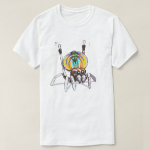 T-shirt Chemise colorée mignonne d'art de dessin