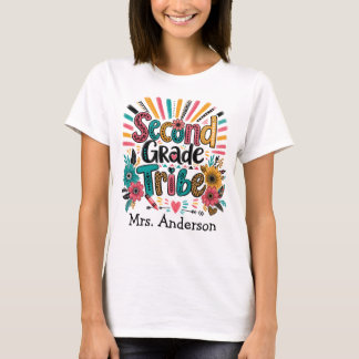 T-shirt Chemise colorée personnalisée pour enseignant de d
