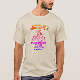 T-shirt Chemise Colorée Scramblers Performance Moto