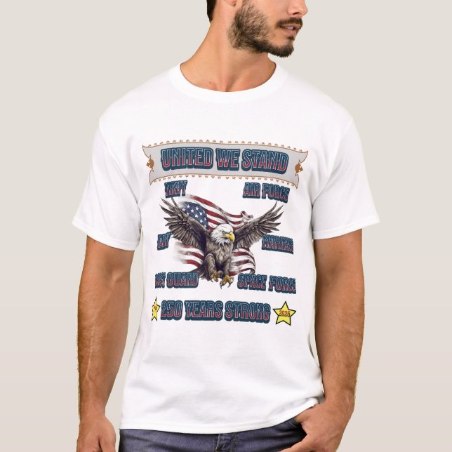 T-shirt Chemise commémorative 1776-2026 (Devant)