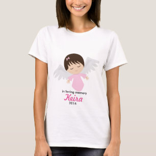 T-shirt Chemise commémorative d'ange de bébé - perte de