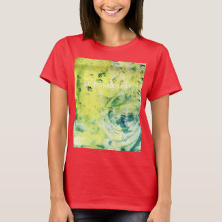 T-shirt Chemise conçue pour la Saint-Patrick pour femmes.