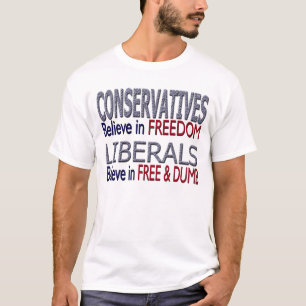 T-shirt Chemise conservatrice/libérale