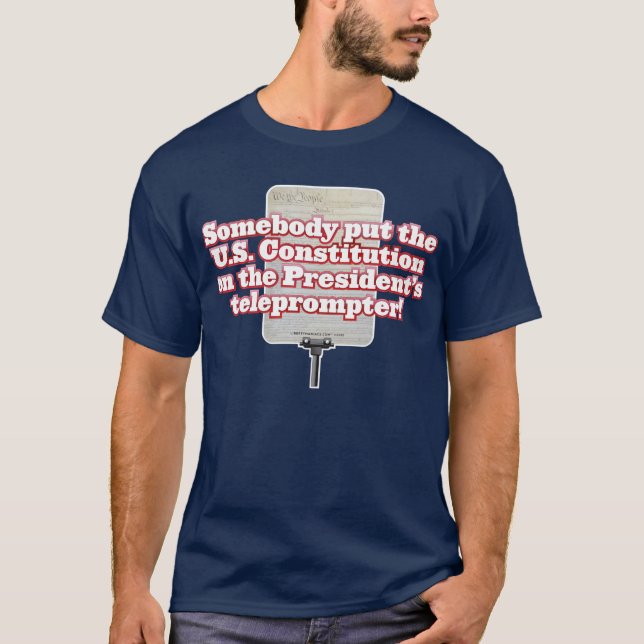 T-shirt Chemise constitutionnelle de télésouffleur (Devant)