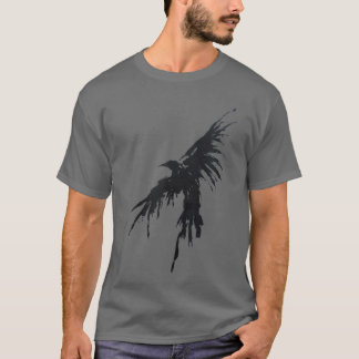 T-shirt Chemise corneille Perturbée Corneille volante Tee 