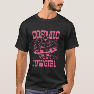 T-shirt Chemise Cosmic Space Cowgirls Enterrement de Vie d