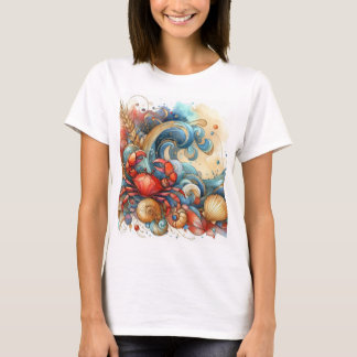 T-shirt Chemise Crabe de Plage