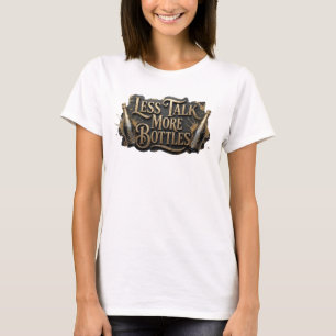 T-shirt Chemise Crisp Orange MOINS DE PAROLE PLUS DE BOUTE