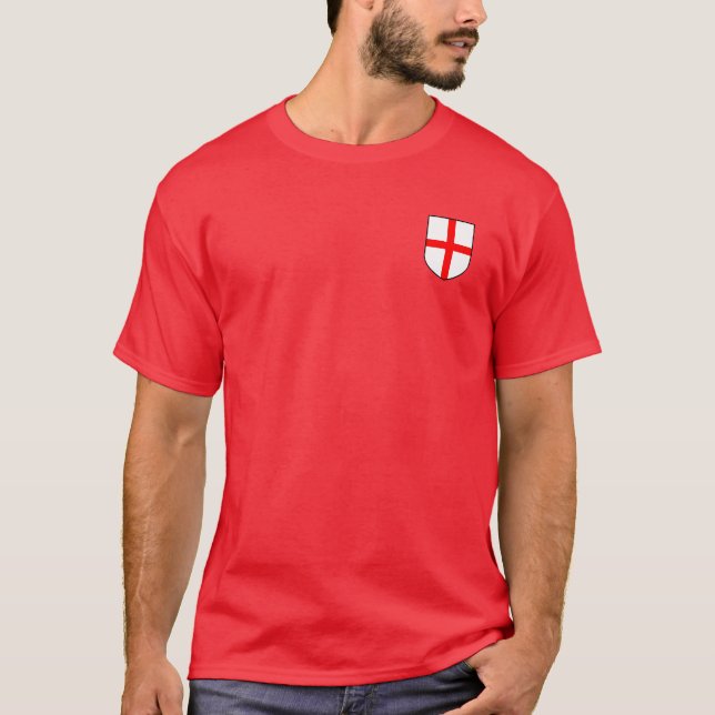T-shirt Chemise croisée de l'Angleterre St George (Devant)