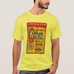 T-shirt Chemise cubaine de rhum de nostalgie