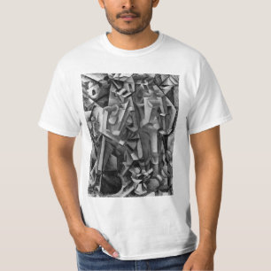 T-shirt Chemise cubiste abstraite moderne de peinture