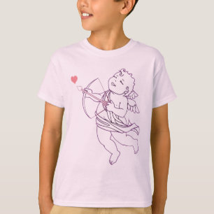 T-shirt Chemise Cupid Sweatshirt de Valentine pour enfant 