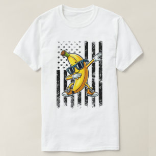 T-shirt Chemise Dabbing Banana Retro USA