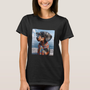 T-shirt Chemise Dachshund Weiner Chien Maman Papa Aime Dox