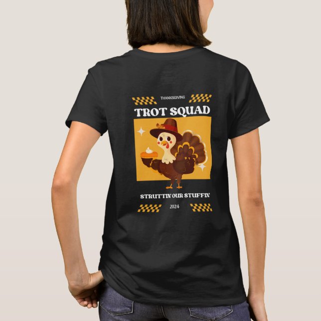 T-shirt Chemise d'action de trot Turquie (Dos)