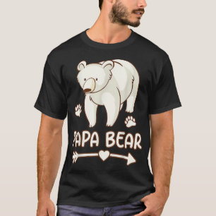 T-shirt chemise daddy bear pour papa, chemise daddy bear p