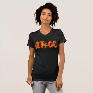 T-shirt Chemise d'ADN d'ATGC - orange/rouge