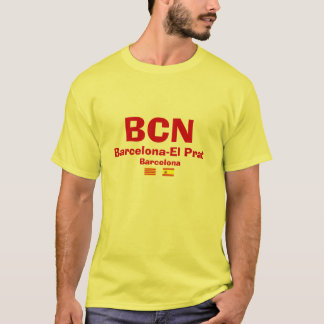 T-shirt Chemise d'aéroport d'EL-Couillon de Barcelona*