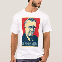 Chemise d'affiche de parodie d'Obama : Dépression